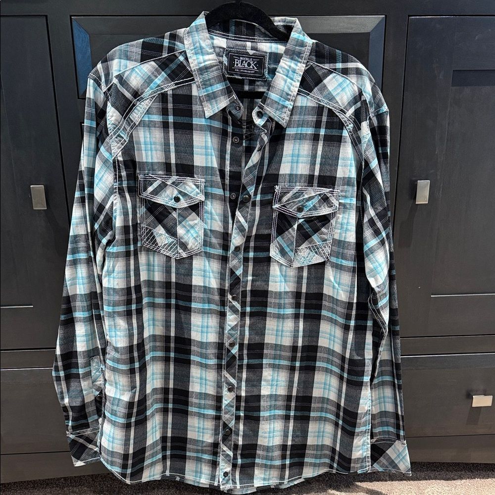 Buckle Black! Size XXL standard fit shirt!  Very good condition